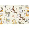 Cartoon Cat Silk Circle Porch Shoe Changing Area Foot Pad Household Easy Cleaning Non-Slip Pad Can Be Cut Into The Door Floor Mat