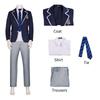 Blue Lock Cosplay Suit Isagi Yoichi School Uniforms Coat Tie Shirt Pants Costume