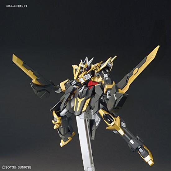 HGBF Gundam Build Fighters AR Gundam Schwarzritter Plastikmodell im Maßstab 1/144, farbcodiert