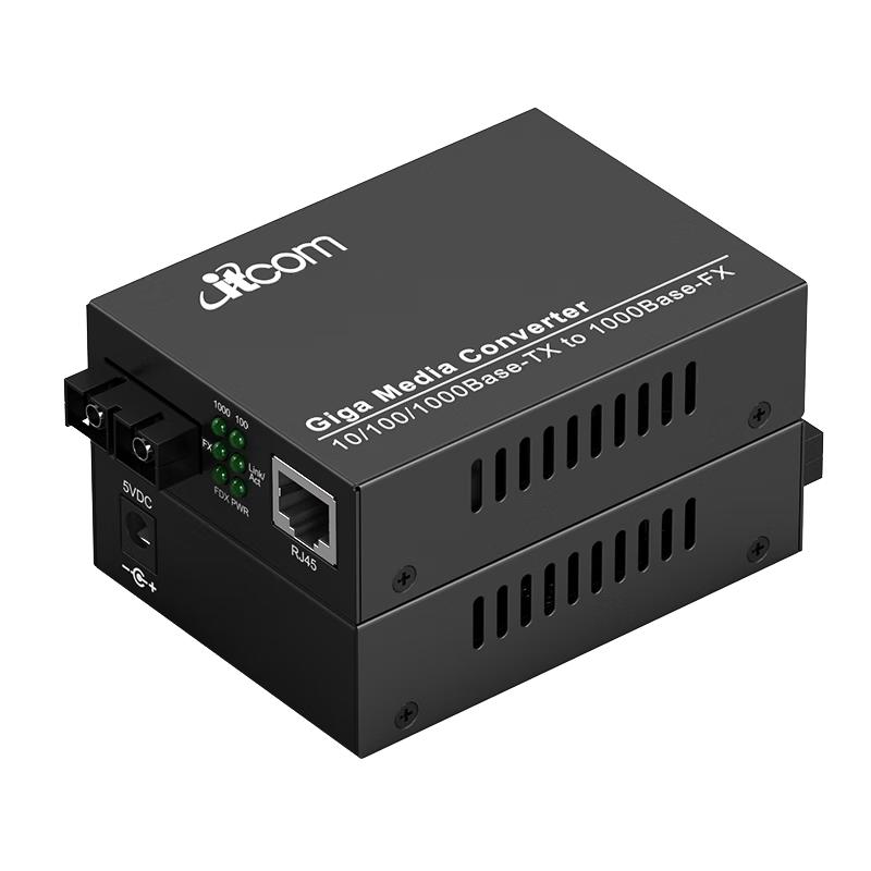 Itcom Gigabit Single-Mode Single-Fiber LED Fiber Optic Transceiver