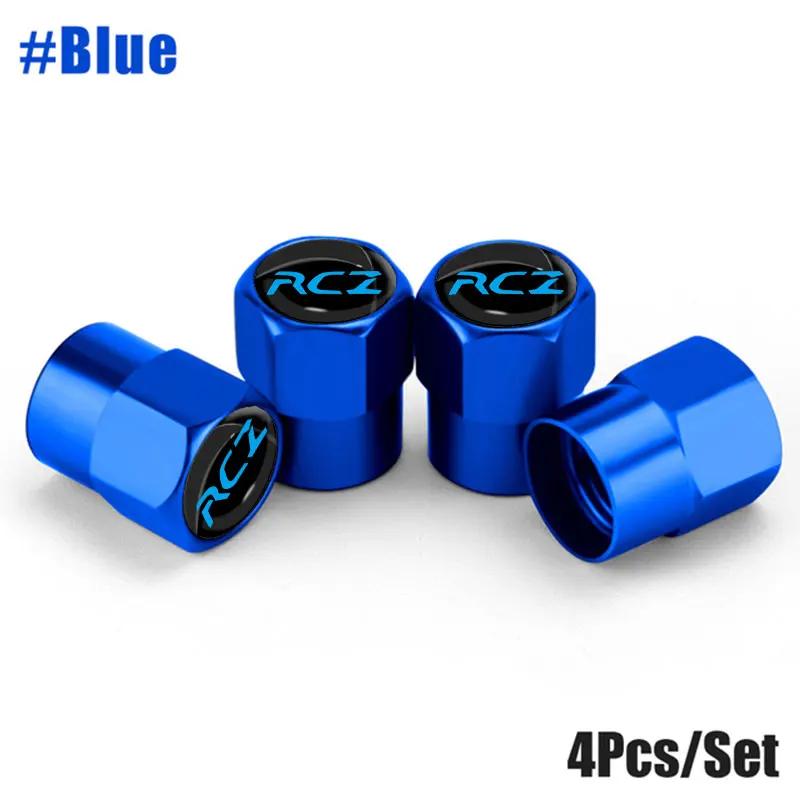 4Pcs/Set Car Wheel Tire Valve Caps Metal Stem Cover For w333 RCZ 307 207 208 2008 Auto Accessories 333w