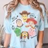 Comfort Colors® Toy Story Balloon Shirt, Woody Buzz Jessie Friends Tee, Disney Family Vacation Shirt, Pixar Matching Trip Tee