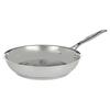 8 Inch Stainless Steel Skillet Induction Ready Dishwasher Safe Quick Heating Aluminum Base Chef's Classic Kitchen Essential