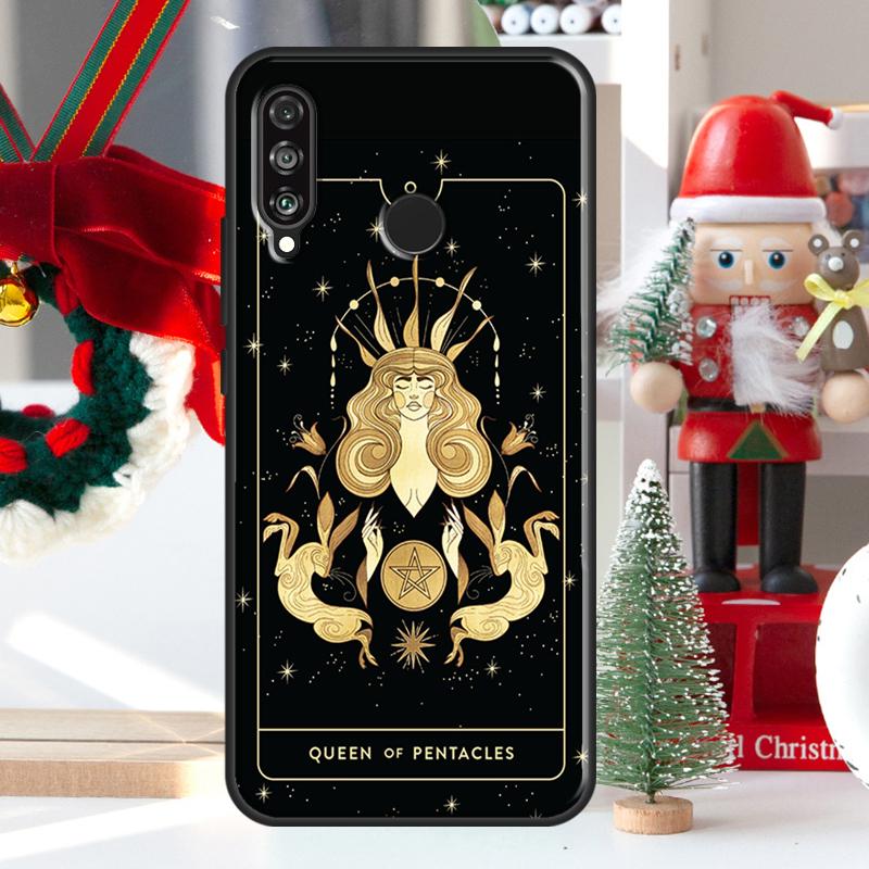 Witches Moon Tarot Mystery Totem Case For Huawei P30 Lite P40 P50 P20 Pro P Smart 2021 Nova 5T Nova 9 Honor X9 X8 X7 50