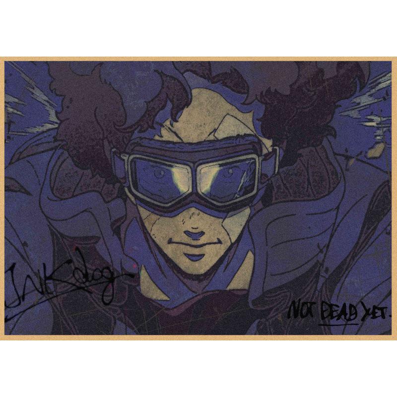 Free Shipping Japanese Mecha Boxing Anime Retro Wall Poster