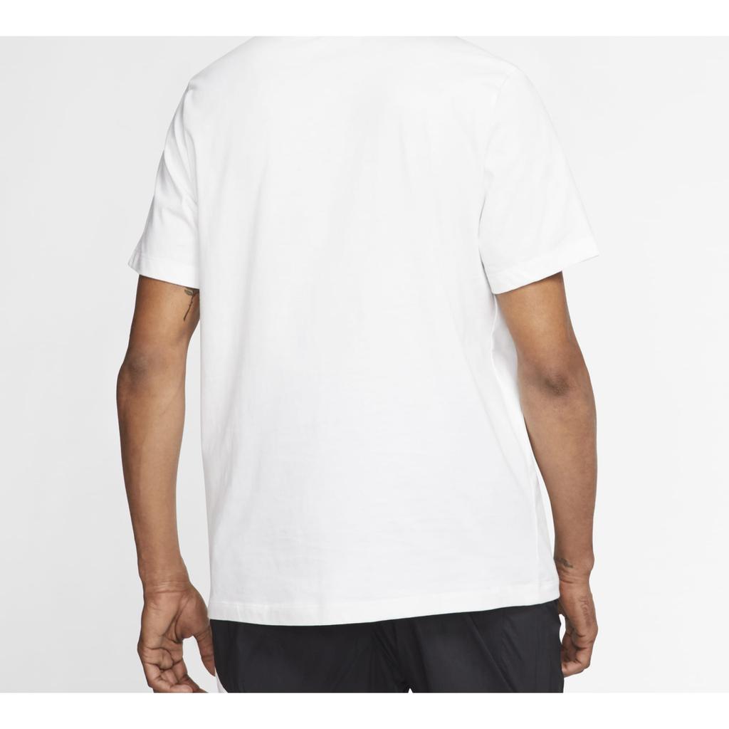 Jordan Poolside Floral T Shirts Men's White Crew Neck Moderate Straight Fit CQ2061-100