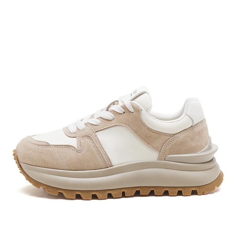 Augustine Forrest Gump shoes women's 2025 autumn new lightweight thick-soled color matching dad shoes casual sports moral training shoes