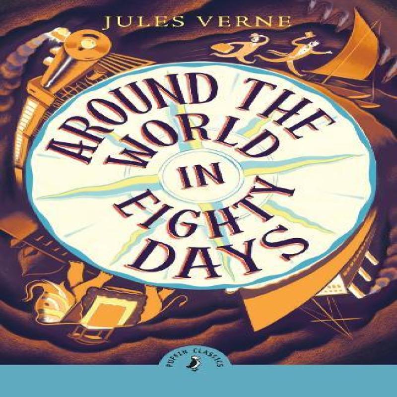 Around the World In Eighty Days by Jules Verne Paperback Book 9780241735664