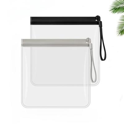 EVA Women Reusable Toiletry Bag Travel Luggage Transparents Storage Bag Leakproof Flight Makeup Bag Up Waterproof Security Clean Storage Bag