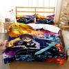 SAO Anime Art Print 3D NEW Duvet Cover Pillowcase Bedding Set Adult Boy Girl Bedroom Decoration Children Single Double Large