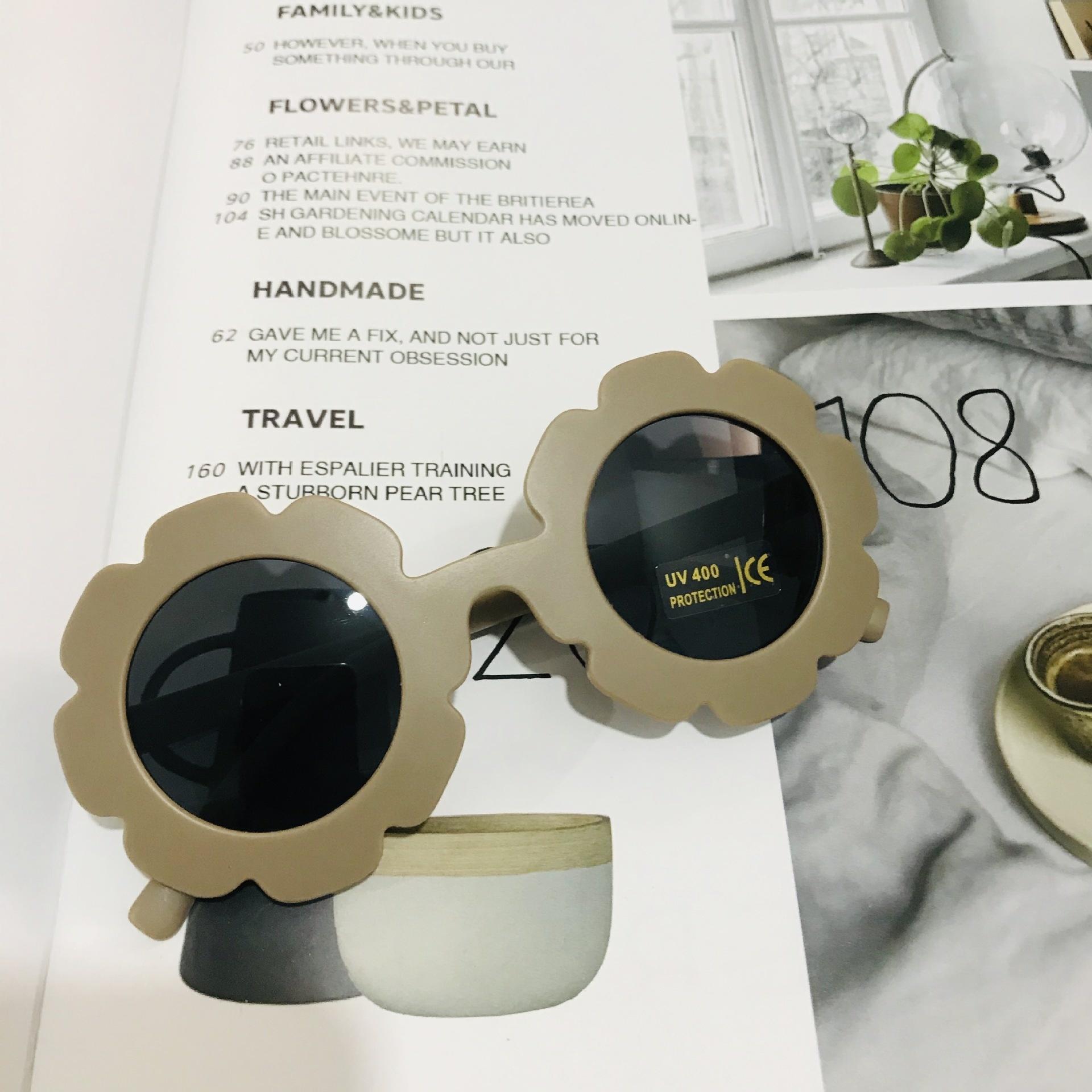 

New Fashion Cute Children s Sunglasses Parent Child Frosted Sun Glasses Solid Color Round Glasses Eyeglasses for Kids 1PC