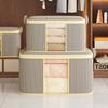 Extra-Large Foldable Storage Bag Portable Freestanding Organizer for Clothes Blankets  Bedding Storage
