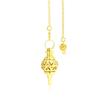 Cone 100% Copper Brass Metal Pendant Pendulum for Divination Dowsing Reiki Healing Egyptian Isis Pendulos Professional A001
