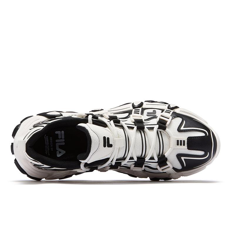 Joshua Vides X Fila Fusion Exocet Mountain Shoes Fashion Versatile Casual Trendy Low-Top Dad Shoes Men sneaker White Black T12M511605FSB