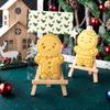 2Pcs Christmas Gingerbread Man Cookie Molds Boy Girl Gingerbread Embosser Stamps for Holiday Cake Decoration New Year Gifts 1