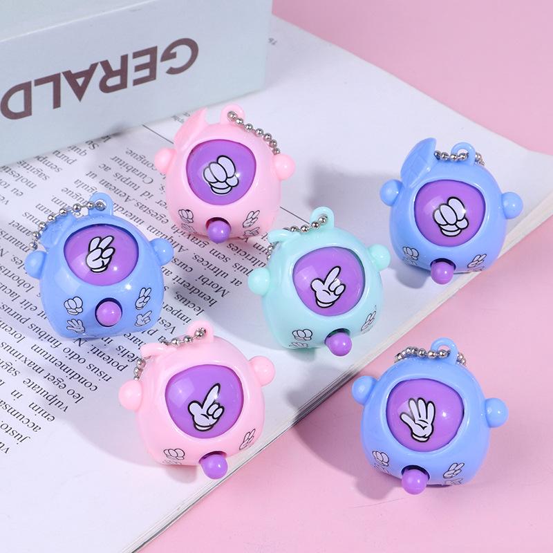 1 szt. Brelok Jajko Zgaduj Nożyce Kamień Papier Jajko Zmieniające Twarz Zabawka Kreatywne Prezenty Spot