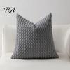 Three Dimensional Texture Pillowcase Corduroy Pillow Cover, Bubble Throw Solid Color Pillowcase, Decorative Sofa Cushion Cover Modern for Couch