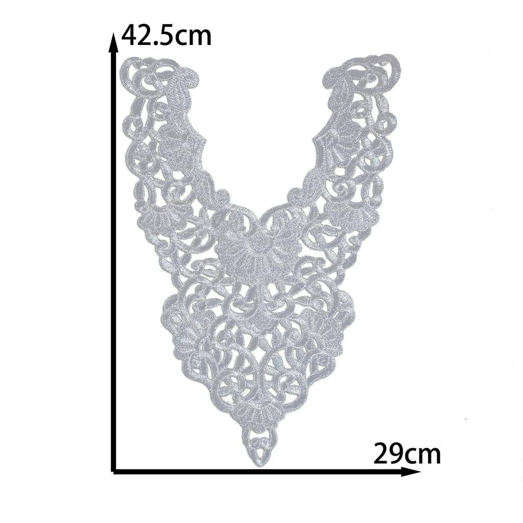 Chinese Classical Gold And Silver Embroidery Diy Handmade Clothing Accessories Dress Costume Performance Clothes Antique Clothes Decoration