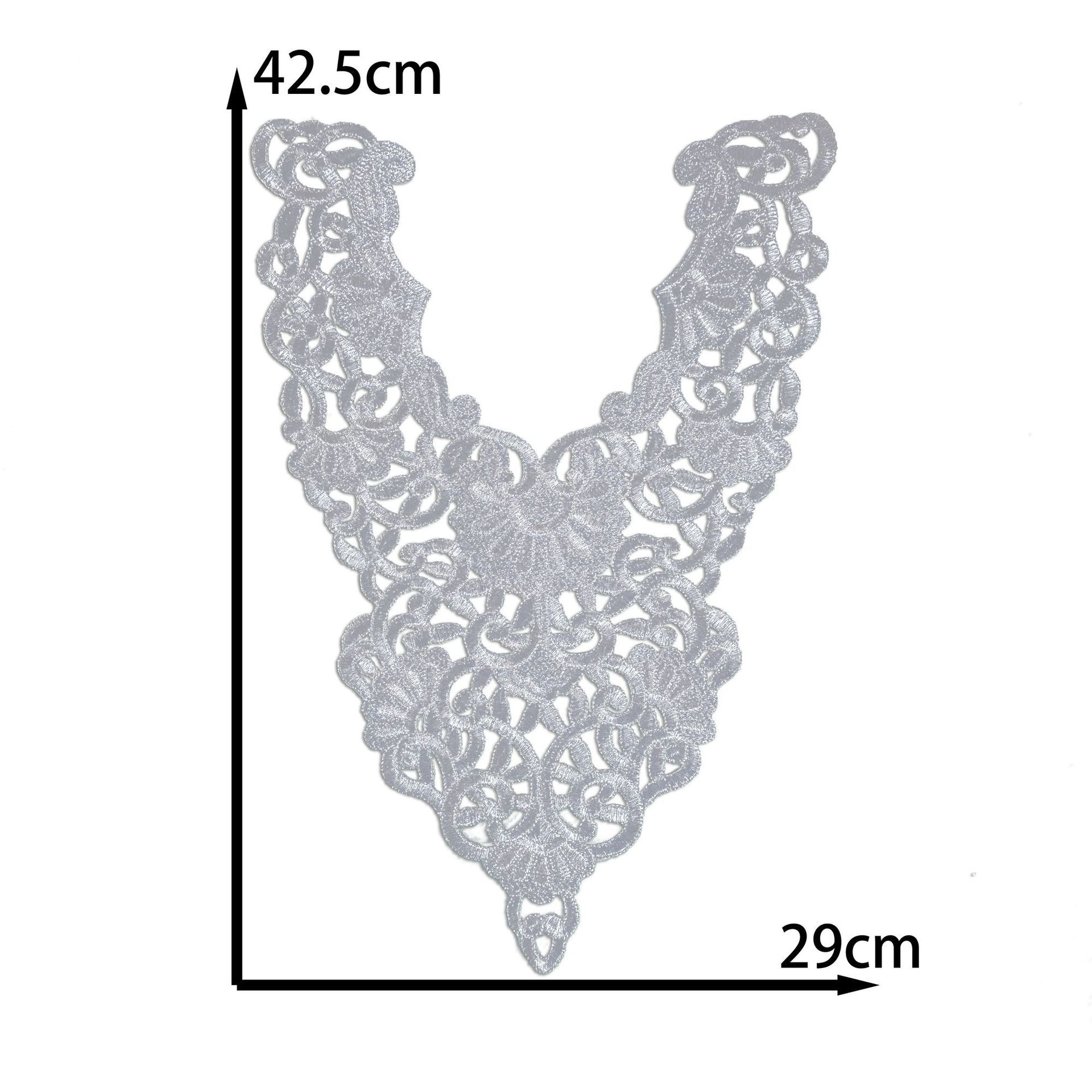 

Chinese Classical Gold And Silver Embroidery Diy Handmade Clothing Accessories Dress Costume Performance Clothes Antique Clothes Decoration no specification