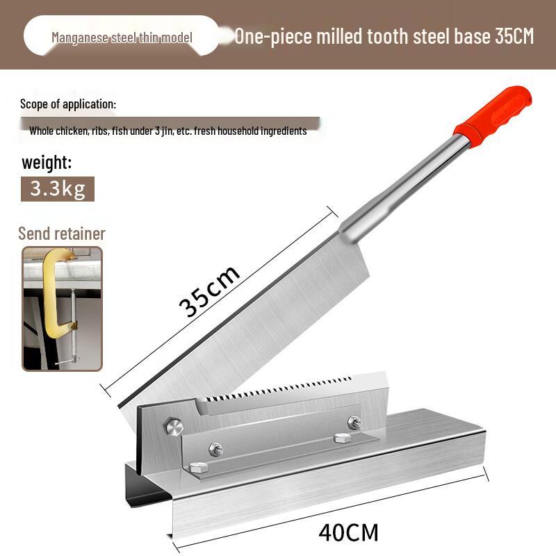 WEDO Manganese Steel Multipurpose Cleaver CN plug (adapter included)