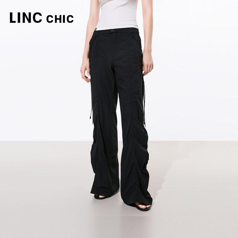 Jin Yujie Women s Summer Straight Wide-Leg Casual Trousers L