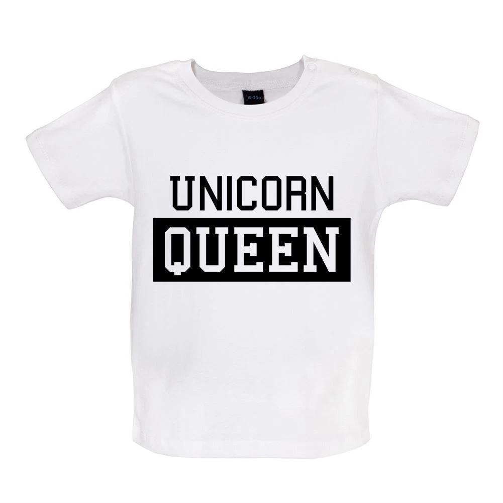 

Unicorn Queen - Baby Kids Boys Girls Unisex T-Shirt / Babygrow - Unicorns Myth Magical Fantasy Princess 100
