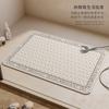 Bathroom Non-Slip Floor Mat, Bathroom Special Bath Anti-Drop Foot Mat, Bathroom Toilet Shower Room Waterproof Suction Cup Mat