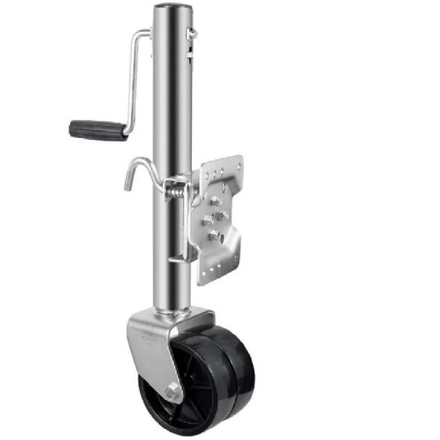 1500LB/679KG 6 -8” wheel side roll Trailer jack support, yacht tow truck Trailer support with leg, pulley jack Automotive 9011-15 6inch