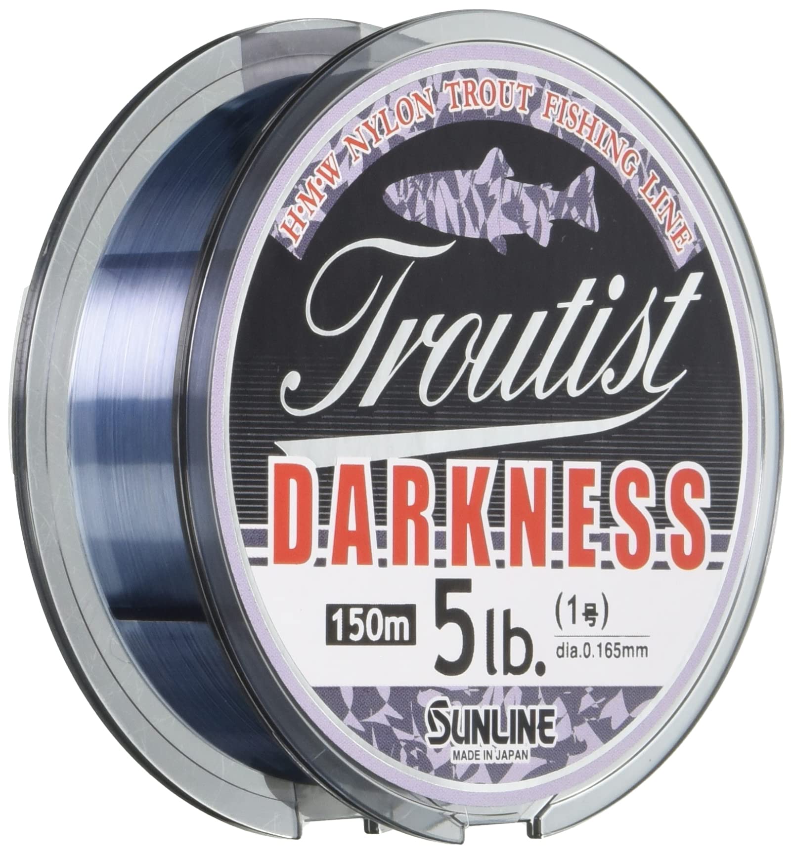 

SUNLINE Nylon Line Troutist DARKNESS HG 150m 1 5lb No.