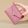New Small Wallet Women's Metal Short Fold Personalized Cute Mini Fashion Wallet Zero Wallet