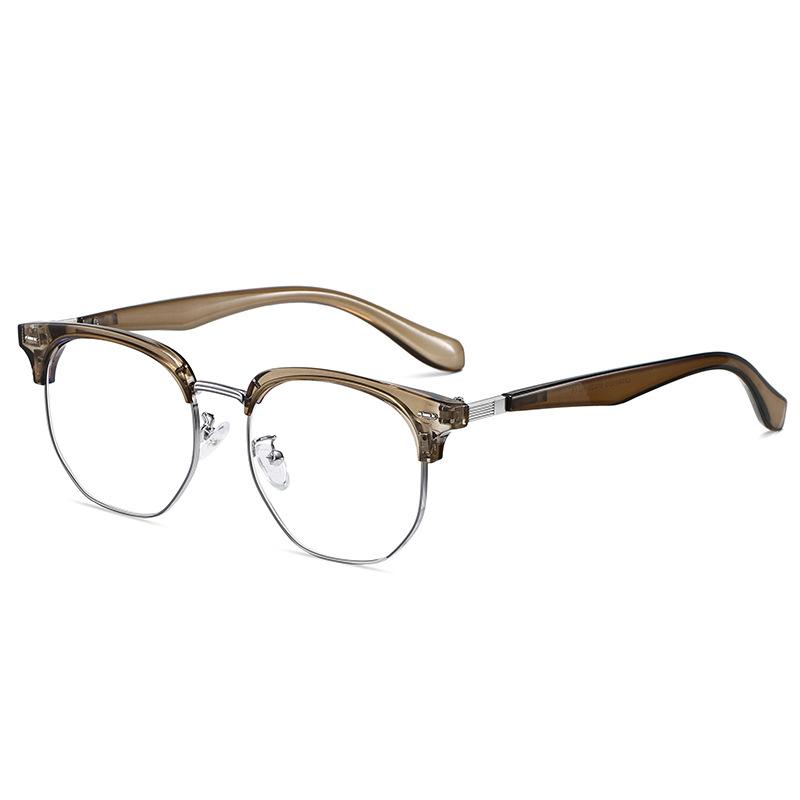 

New Blue Light Blocking Glasses Men Women Wood Grain Temples Retro Eyewear Optical Spectacle Eyeglass