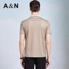 Antonio Men's Silk Blend Striped Polo Shirt