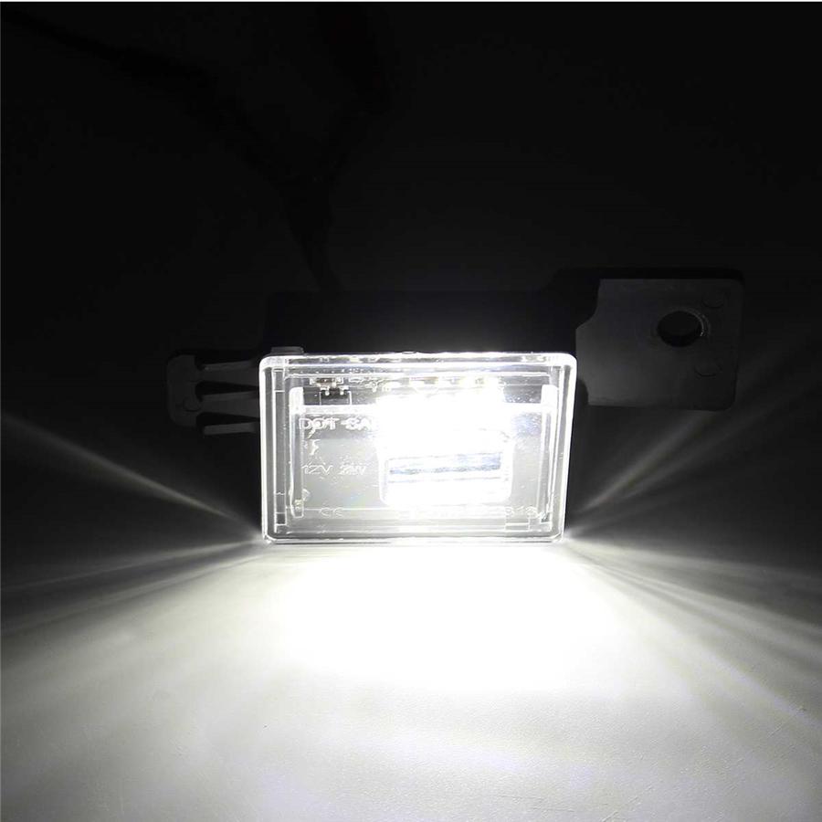 2Pcs LED Tail License Plate Light For Chevy Silverado GMC Sierra 1500 2500 3500