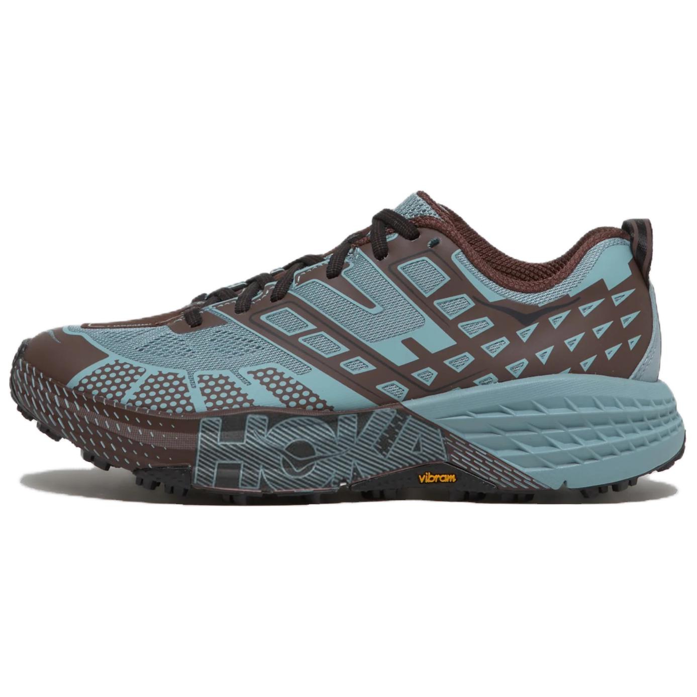 

HOKA ONE ONE SPEEDGOAT 2 Износостойкие кроссовки с низким верхом Унисекс Синий Коричневый 43