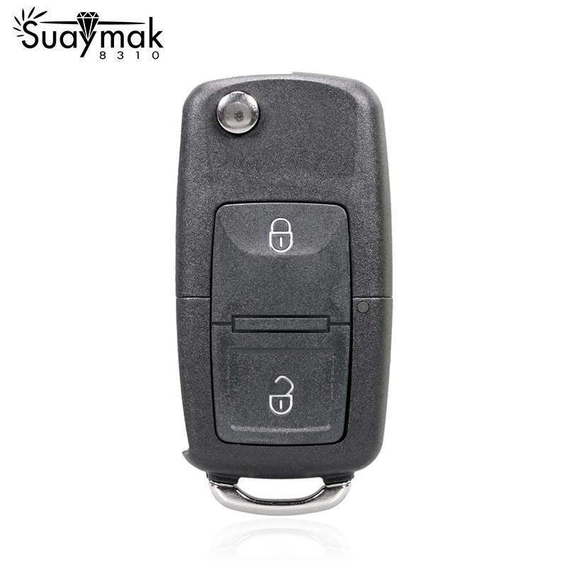 

2-кнопковий дистанційний ключ для Skoda Fabia Octavia Superb Keyless /434MHz/ ID48 Chip/5FA 008 399-00/ 1J0959753AG/ 1J0 959 753 AG 753AG чорний
