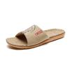 Summer Linen Embroidered Non-Slip Slippers for Men & Women