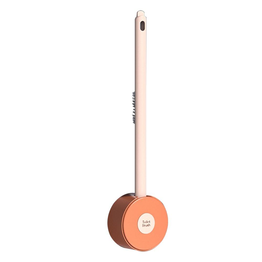 

Silicone Toilet Brush Toilet Brush Set Convenient Storage розовый