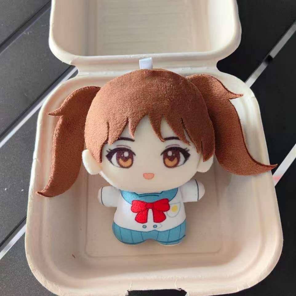 Nieuwe 10cm Kodomo No Omocha Sana Kurata Pluche Sleutelhanger Set 2 Stijlen Schattige Mini Katoenen Pop Tas Hanger Anime Fans Collectie Cadeau 10cm