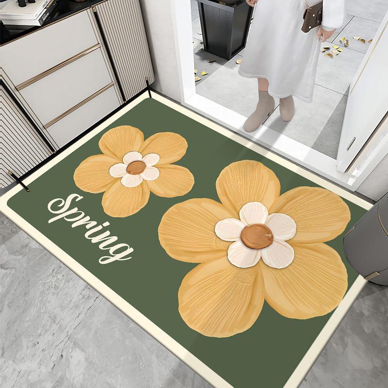 Diatom mud bathroom floor mat, water absorption door, toilet, kitchen king size floor mat, non-slip bathroom, bath mat