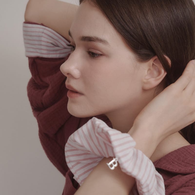 Boil House Sunset Stripe Pendant Scrunchie