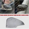 Black Left Driver Side Car Rearview Mirror Cap Cover For Toyota Corolla 2014-18