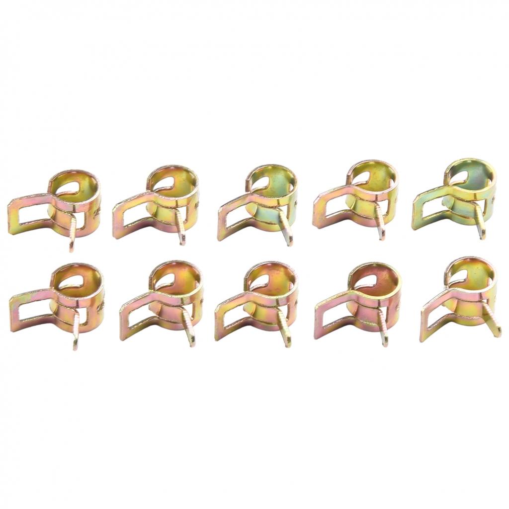 Spring Clips for Fuel Lines and Water Pipes Pack of 10 Reusable Option