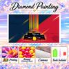 Red Bull Racing Diamond Painting Kit 5D Full Drill DIY Diamond Mosaic Wall Art Home Decor