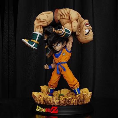 Anime Gk Goku Nappa Sahnesi Tahsil Trendy Figürler Klasik Sahne Modeli Süsleme Hediye