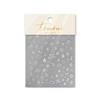 Cute Animals Bear Dog Cake Sweet Cherry Grid Bowknot Star Line Fruit Relief Self Adhesive Nail Art Stickers 5D Manicure Decals