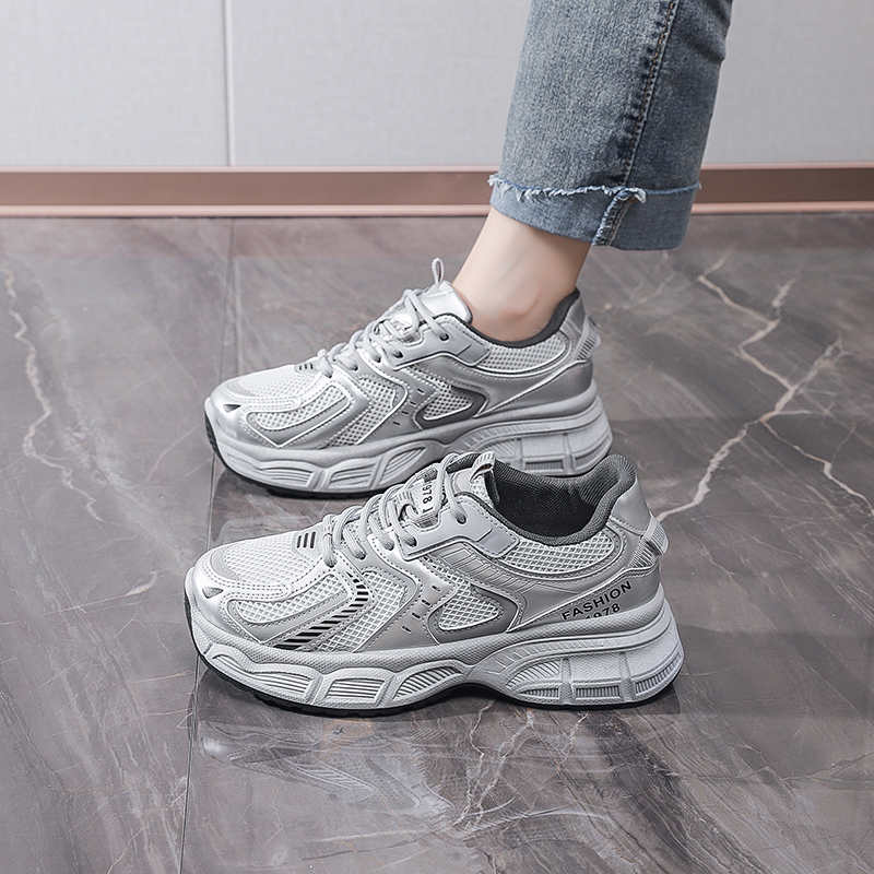 Size Synthetic Leather Teenage Sneakers Vulcanize Casual Sports Shoes Woman Women's White Boots Technologies Racing