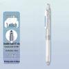 Zhibi DS-0179 Push-Type Gel Pen 0.5mm, Black, Quick-Drying, Silent, Smooth Tip for Practice.