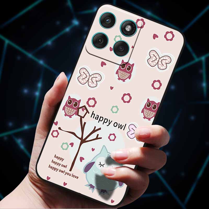 For Motorola Edge 60 Fusion Case 60Stylus 3D Flowers Emboss Phone Cases for Moto Edge 60 PRO Stylus Back Soft Silicone Bumper