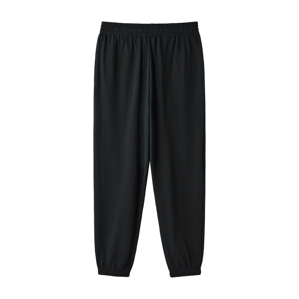 Adidas Solid Color Drawstring Joggers Men Bottoms Black JD1438