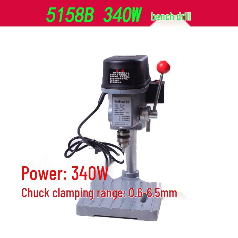 Mini Precision High-Speed Bench Drill: Multifunctional Compact Tabletop Press for Bead Making and Milling